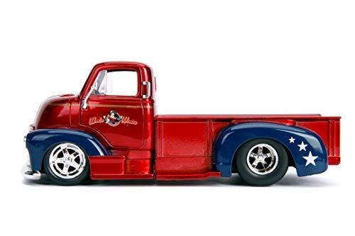 Dc Comics Wonder Woman 1952 Chevy Coe Pickup In Scala 124 Die-Cast Con Personaggio - 2