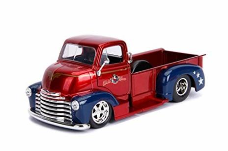 Dc Comics Wonder Woman 1952 Chevy Coe Pickup In Scala 124 Die-Cast Con Personaggio - 3