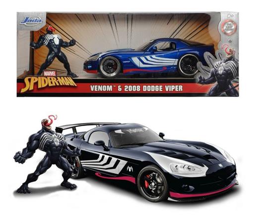Jada Marvel Venom 2008 Dodge Viper Modellini, 253225015