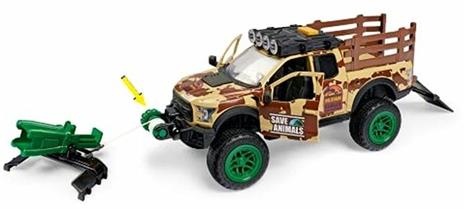 Dickie Toys Wild Park Ranger Con Ford Raptor In Scala 1 24, Personaggio E Animali Della Savana - 3