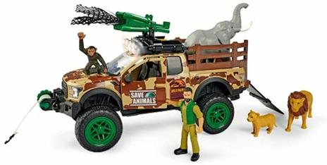 Dickie Toys Wild Park Ranger Con Ford Raptor In Scala 1 24, Personaggio E Animali Della Savana - 4