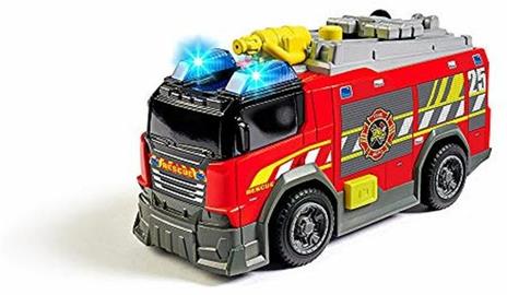 Dickie Toys City Heroes Camion Pompieri Cm.15 Con Luci E Suoni - 2
