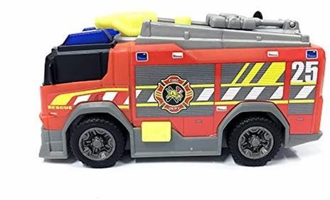 Dickie Toys City Heroes Camion Pompieri Cm.15 Con Luci E Suoni - 4