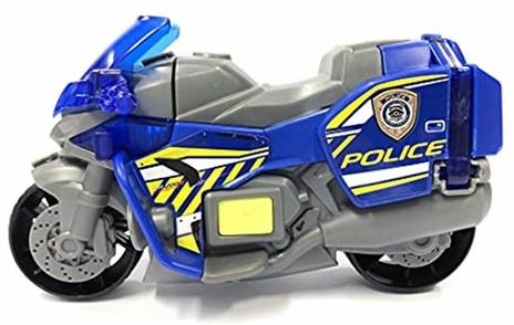 Dickie Toys City Heroes Moto Police Cm. 15 Con Luci E Suoni - 3