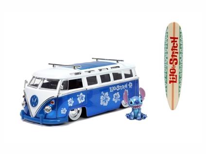Lilo & Stitch Van in scala 1:24, funzionamento a ruota libera, parti apribili, con personaggio di Stitch in die cast incluso