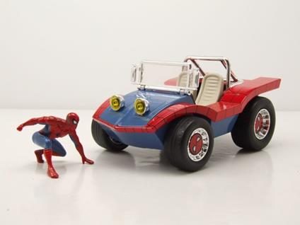 Marvel: Jada Toys - Spider-Man Buggy In Scala 1:24 Die-Cast Con Personaggio