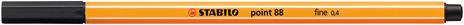 Fineliner - STABILO point 88 - Pack da 3 - Nero/Blu/Rosso - 2