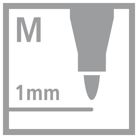 Marcatore - STABILO OHPen universal Permanente - Tratto Medio (1 mm) - Blu - 6