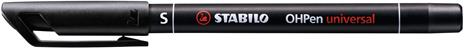 Marcatore - STABILO OHPen universal Permanente - Tratto Superfine (0,4 mm) - Nero - 8