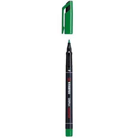 Marcatore - STABILO OHPen universal Permanente - Tratto Fine (0,7 mm) - Verde - 6