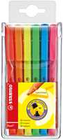 Cartoleria Evidenziatore - STABILO flash - Astuccio da 6 - Colori assortiti STABILO