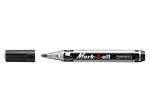 Marcatore - STABILO Mark-4-all - Punta tonda - Nero