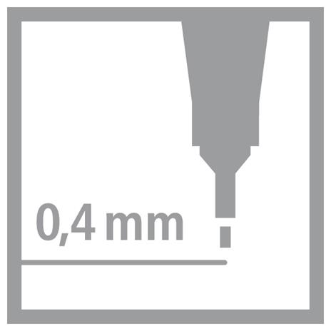 Confezione 10 Pz - Stabilo Point 88 Cancellabile Blu - 8