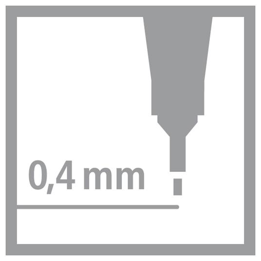 Confezione 10 Pz - Stabilo Point 88 Cancellabile Blu - 8