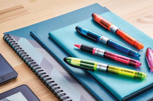 Evidenziatore - STABILO NAVIGATOR - Confezione da 10 - Giallo - 2