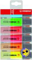 Cartoleria Evidenziatore - STABILO BOSS ORIGINAL - Astuccio da 6 - Colori assortiti STABILO
