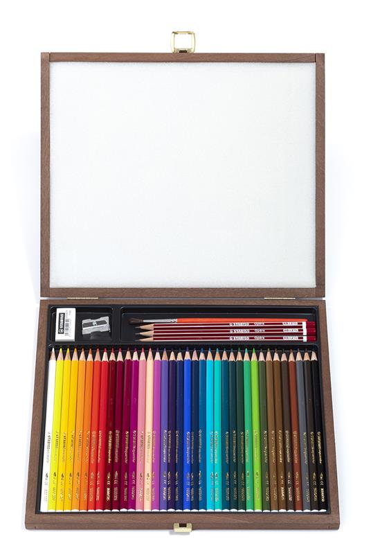 Confezione da 12 STABILO aquacolor matita colorata acquarellabile colore Rosa 