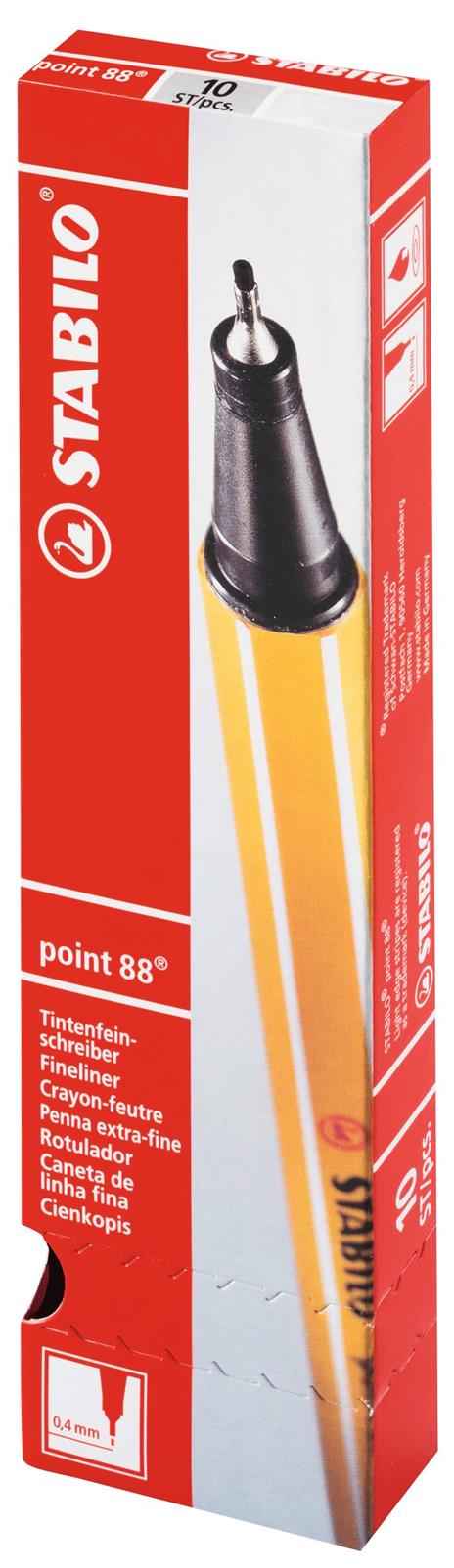 STABILO point 88 penna tecnica Rosso 1 pz - 9