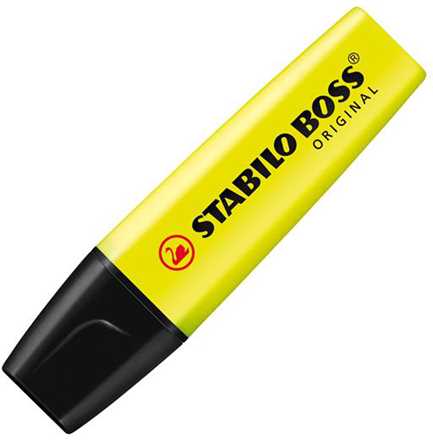 Cartoleria Evidenziatore - STABILO BOSS ORIGINAL - Giallo STABILO