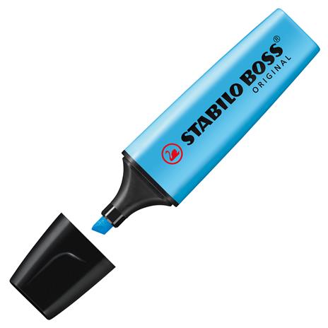 Evidenziatore - STABILO BOSS ORIGINAL - Azzurro - 3