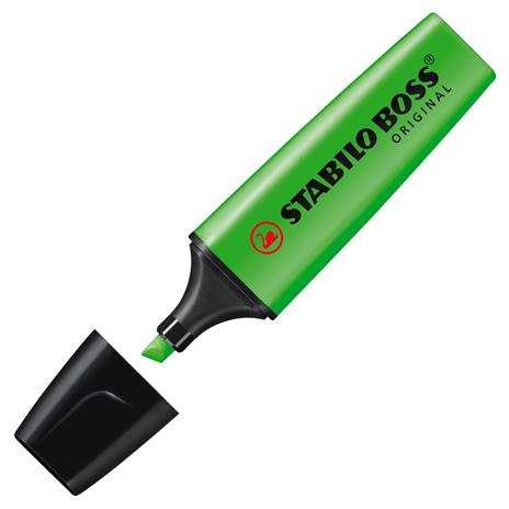 Evidenziatore - STABILO BOSS ORIGINAL - Verde - 3