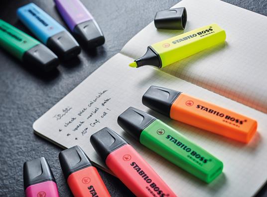 Evidenziatore - STABILO BOSS ORIGINAL - Verde - 5