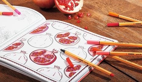 Fineliner - STABILO point 88 - Colorparade in Rosso - Astuccio da 20 - Colori assortiti - 6