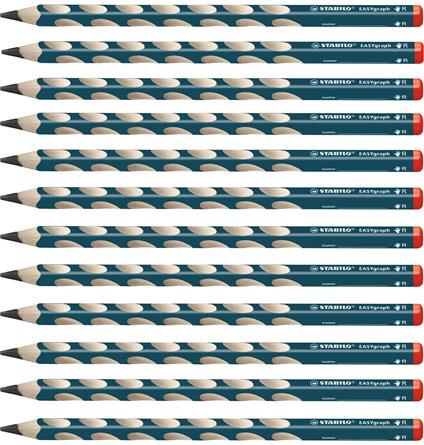 Matita STABILO EASYgraph HB per destrorsi. Scatola 12 pezzi