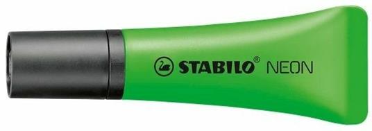 Evidenziatore STABILO Neon Verde. Confezione 10 pezzi