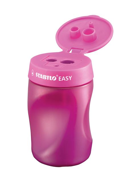 Temperamatite Ergonomico - STABILO EASYtemperino per Destrimani - Rosa - 2