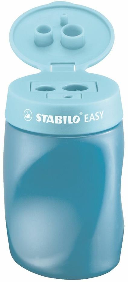 Temperamatite Ergonomico - STABILO EASYtemperino per Destrimani - Azzurro