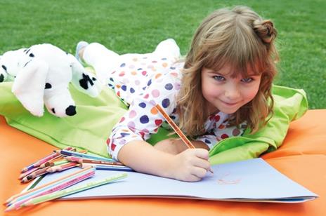 Matita colorata triangolare - STABILO Trio thick - Zebrui Astuccio da 15 - Colori assortiti - 3