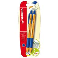 Penna a sfera Ecosostenibile - STABILO pointball - CO2 neutral - Pack da 2 - Blu