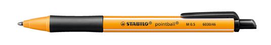 Penna a sfera Ecosostenibile - STABILO pointball - CO2 neutral - Pack da 2 - Nero - 3
