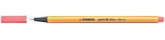 Fineliner - STABILO point 88 - Rosso fluo