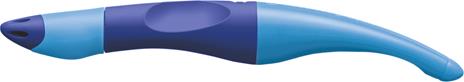 Penna Roller Ergonomica - STABILO EASYoriginal per Mancini in Blu/Azzurro - Cartuccia Blu inclusa - 4