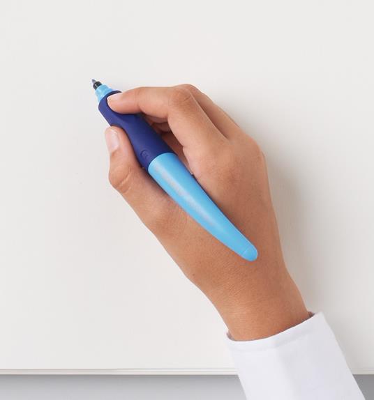 Penna Roller Ergonomica - STABILO EASYoriginal per Destrimani in Rosa - Cartuccia Blu inclusa - 5