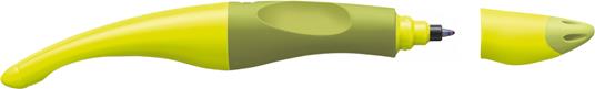 Penna Roller Ergonomica - STABILO EASYoriginal per Destrimani in Verde/Lime - Cartuccia Blu inclusa - 2