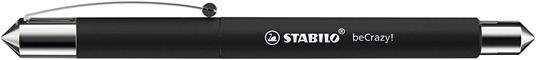Penna Stilografica - STABILO beCrazy! Uni Colors in Nero - Cartuccia Blu inclusa