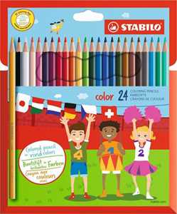 Matita colorata STABILO color Astuccio da 24 Colori assortiti