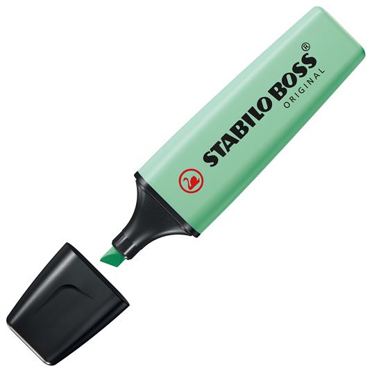 Evidenziatore - STABILO BOSS ORIGINAL Pastel - Verde Menta - 3