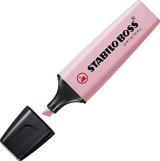 Evidenziatore - STABILO BOSS ORIGINAL Pastel - Pack da 1 - Rosa Antico - 3