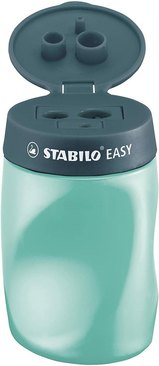 Temperamatite Ergonomico - STABILO EASYtemperino per Destrimani - Petrolio - 2