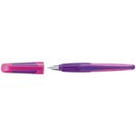 Penna stilografica Stabilo EASYbirdy fusto viola-rosa + 1 Cartuccia inchiostro blu