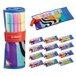 Pennarello Premium - STABILO Pen 68 - Rollerset con 25 colori assortiti - Just like you Edition