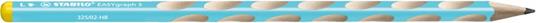 Matita Ergonomica triangolare - STABILO EASYgraph S per Mancini in Azzurro - Pack da 2 - Gradazione HB - 3