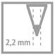 Matita Ergonomica triangolare - STABILO EASYgraph S per Mancini in Azzurro - Pack da 2 - Gradazione HB - 9