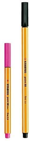 Fineliner - STABILO point 88 Mini - #mySTABILOdesign - Pack da 12 - con 12 colori assortiti - 4