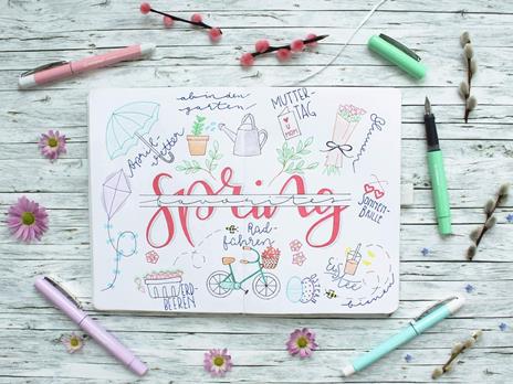 Penna Stilografica - STABILO beCrazy! Uni Colors in Kiwi - Cartuccia Blu inclusa - 6