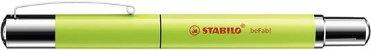 Penna Stilografica - STABILO beFab! Uni Colors in Kiwi - Cartuccia Blu inclusa
